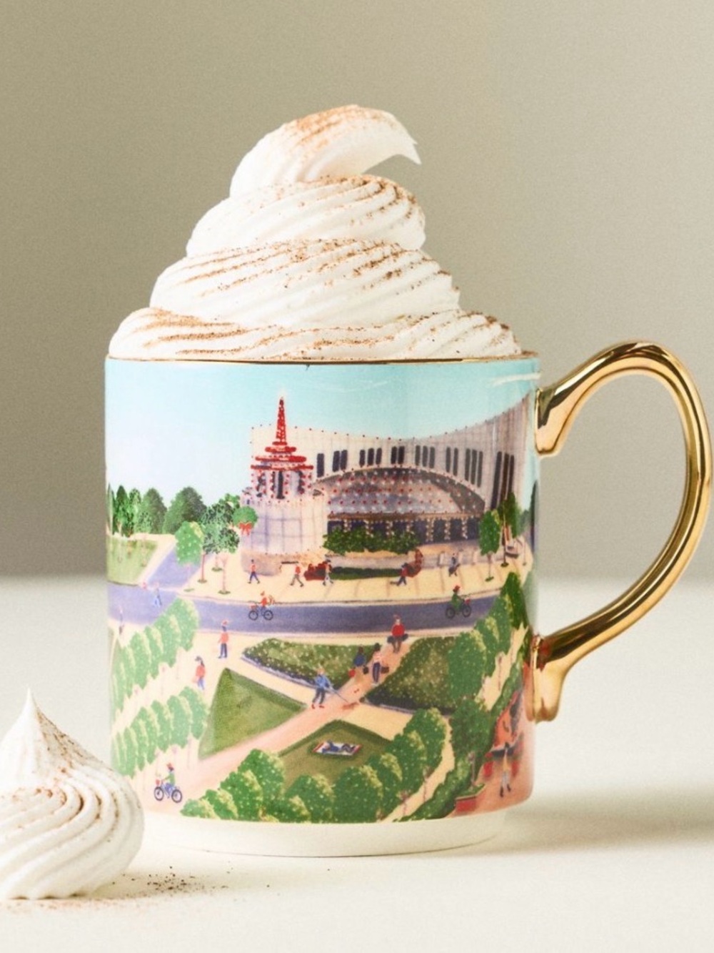 Anthropologie Christmas in the city Nashville mug 2025